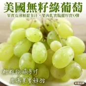 【天天果園】美國無籽綠葡萄2袋(每袋800-1000g)
