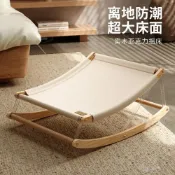 (店+)貓咪躺椅 貓窩 四季通用貓吊床 狗狗寵物搖籃 夏天實木搖搖椅