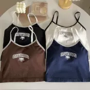 (店+)【Uicy】台灣發貨休閒寬肩帶修身無袖上背心 小可愛 背心 衣服 女裝 上衣【V397】