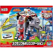 TOMICA 緊急出動 旋轉警察基地軌道組 附警車1台_TW 07460 日本TOMY多美小汽車 永和小人國玩具店