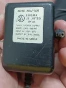 ╭✿㊣ 二手 AC/DC ADAPTOR E206094 變壓器/充電器【6V ~ 300mA】監視器,音響,監控,3C