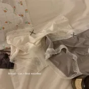 日本熱銷🔥面膜內褲 ♡40-60公斤 莫代爾內褲 女生內褲 中腰三角褲 冰絲少女內褲 女純棉襠 速乾性感蕾絲女士三角褲