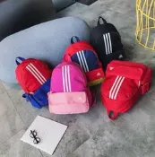 ~小娟家居~愛迪達adidas 運動雙肩背包 男女兒童學生書包 撞色輕便休閒旅行逛街小背包 後背包