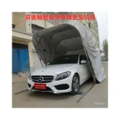 (店+)【熱銷】移動液壓停車棚折疊汽車車庫簡易伸縮防曬自動遮陽篷防雨戶外車罩