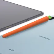 ♞,♘ 適用於三星 Galaxy Tab S10 Ultra 保護筆套 防摔 S9 S8 胡蘿蔔矽膠筆套 S6 Lit