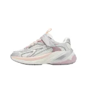 Skechers 休閒鞋 S2K 中童 大童 小朋友 白 灰 魔鬼氈 復古 運動鞋 [ACS] 303696LOFWT
