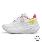 【TRAVEL FOX 旅狐】女鞋 Santa Monica 城市漫步旋鈕快扣輕量運動風休閒鞋(926411-033 曦光白)