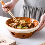 協貿國際日用品生活3館 明爐保溫菜盤子魚盤鍋碗家用酒店梅花爐陶瓷干鍋蠟燭加熱餐具無煙