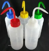東昇化工原料儀器行 [東昇] 洗滌瓶 (黃 藍 紅 綠 白) 臺灣國產