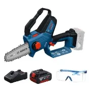 【BOSCH 博世】18V無刷鋰電鏈鋸機《4.0Ah電池組》GKE 18V-15(再送3M安全護目鏡)