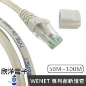 ※ 欣洋電子 ※ Twinnet Cat.6高速網路線 50M / 50米 附測試報告(含頭) 台灣製造(02-01-2050) RJ45 8P8C