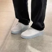 (店+)【NIKE 耐吉】 零碼出清特惠✨Nike Air Force 1'07 水泥灰 淺灰 麂皮 果凍底 男鞋 休閒鞋 CJ9179-002