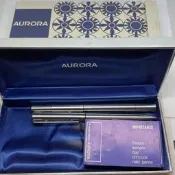 義大利生產奧羅拉Aurora 鋼筆圓珠筆一對老款絕版全金屬品牌 奧羅拉 Aurora型號 鋼筆圓珠筆對筆材質 不