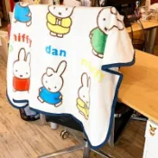 日本🇯🇵miffy/小熊學校 兒童絨被 嬰兒被/膝蓋毯 米飛兔小毯毛毯100*70cm