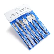 (店+)木工開孔扁鑽 開孔器 擴孔器 板鑽 鑽孔 銑刀 圓穴鋸 鑽尾 六角柄 6pcs 現貨 發票