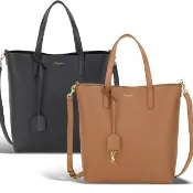 【YSL】Saint Laurent N/S 軟質牛皮兩用包 肩背托特包(多色可選 手提包 通勤包)