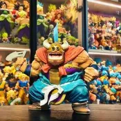 免運 七龍珠 天下第一武道會扭磨亡 全涂裝 GK      ，圖都是實拍，.。快遞途中默認盒損，完美主義