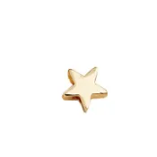 宏雲Hongyun-xs--14K包金五角星隔珠光面通孔小星星散珠飾品配件diy手工串珠資料
