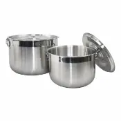 【SILWA 西華】316不鏽鋼調理鍋二入組(18cm+22cm)
