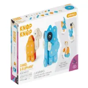 (店+)KNOP KNOP毛氈積木玩具 Camel+Elephant 駱駝大象組(可水洗)