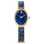 大高雄鐘錶城 Swarovski 施華洛世奇 Crystal Rock Oval系列 奢華時尚女錶 5656822 藍面 29 mm x 26 mm｜樂天領券現折★全館特惠中★指定刷卡回饋10%