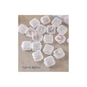 (店+)《極光》迷你塑料小藥盒/耳塞盒/飾品盒 3.5*3.5*2cm