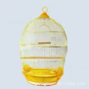 極樂藏寶閣 【豪華旋轉】大型鳥籠 鸚鵡籠 玄鳳鸚鵡籠 畫眉籠 八哥籠 鷯哥籠 圓頂設計 旋轉掛式 不鏽鋼材質 防鏽耐用 鳥類專用 寬敞舒適