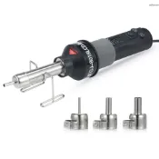 KKmoon 450W LCD便攜式數顯控溫熱風槍最高溫450攝氏度可調風速焊接/表面零件拆焊/熱縮管熱風槍型號GJ-8