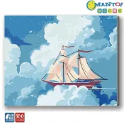 (店+)【Manto】台灣製DIY數字油畫 翱翔天空 超取專用大小