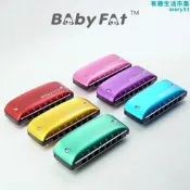 Babyfat 7七孔藍調藍調彩色初學口琴PADDY鄉村小調時尚掛飾BF