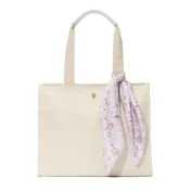 (店+)【Victoria Secret】維多利亞的秘密 Floral-Embossed Tote 花卉壓紋托特包