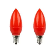 LED E12 1W紅燈泡 神明燈 紅柑燈 佛光燈