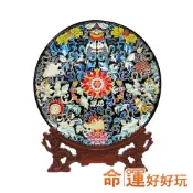 【命運好好玩】湯鎮瑋-富貴彩寶八吉祥水晶風水盤
