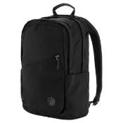【Fjallraven】小狐狸 Raven 20L 多功能運動休閒後背包.電腦背包.可收納15吋筆電/ 23344-550-550 黑/黑