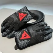 (店+)【Dainese】AIR-MAZE UNISEX 黑灰 入門款 軟護具 夏季透氣款手套