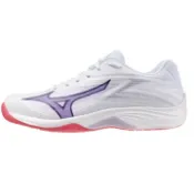 Mizuno Lightning Star Z7 Jr 大童 排球鞋 羽球鞋 室內運動 白紫 (V1GD230320)