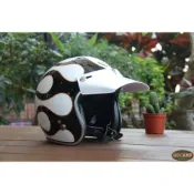 (店+)GU CAMP騎士部品  （現貨）FAITH復古 老味 高質感  3/4帽舌 復古帽沿 山車帽簷 通用款 faith 白色