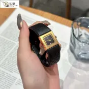 匠人木業 【公司貨 免運速發】高級腕表 AGETE 個性原創手錶 石英手表 日本手錶 vintage古歐簡約復古高級菱格皮帶腕表輕奢小眾學生女士手表時尚氣質百搭原宿風 設計師款手錶 檀木手錶 極簡風手錶