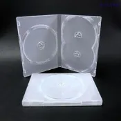 【甄選】明3片 14厘半透明光蝶CD光蝶盒DVD塑膠蝶殼3蝶裝光蝶包裝盒三蝶裝（10個起批滿300出貨）