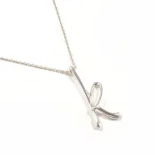 【日本直購 中古美品】蒂芙尼 TIFFANY&Co. 項鍊 Letters K 字母 初始 Alphabet Elsa Peretti