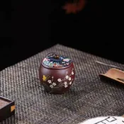 全球選品1館 生活百貨 宜興原礦紫砂杯主人杯一杯兩用醒茶罐紫砂杯泡茶杯小容量茶倉