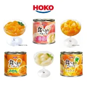 +爆買日本+ HOKO 寶幸 水果罐頭 白桃/蜜柑/綜合水果 190g 果肉罐頭 甜點配料 露營 開罐即食 日本進口