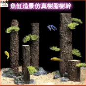 🔥熱賣🔥魚缸造景仿真樹幹直條沉木 水族箱擺件水草缸水陸缸雨林造景 樹皮杜鵑根 香檳樹樁水族裝飾