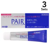 【DOKODEMO】【3入組】 獅王 PAIR ACNE 痘痘藥膏W 24g【第2類醫藥品】