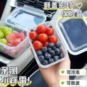便攜式食品級保鮮盒冰箱水果蔬菜收納盒冷凍防潮微波爐整理盒 冷凍保鮮盒 冷凍分裝盒 保鮮盒