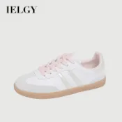 IELGY 2026白色粉色韓版運動跑步休閒學生運動鞋女