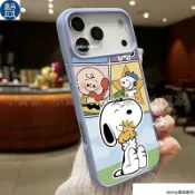 卡通史努比磁吸透明手機殼 iPhone 17 16 15 14 13 12 11 Pro Max XR 8p i7保護殼