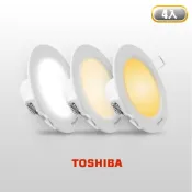 【TOSHIBA東芝】4入組 9W/11W/16W 第三代星日耀LED崁燈 9.5/12/15CM嵌燈 白/自然/黃光