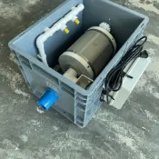 【可定制110v】2024第四代全自動雙控反沖洗轉鼓微濾機魚池過濾器