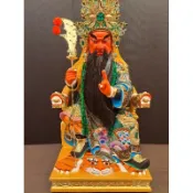 〔歡喜佛具〕一尺三❣️劍指/關聖帝君連座❣️神尊/神像/佛具用品